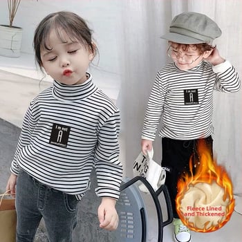 Vaikų fleece apsauginis šiltas viršutinis su pusaukliu kaklu, ilgomis rankovėmis, 95% poliesteris