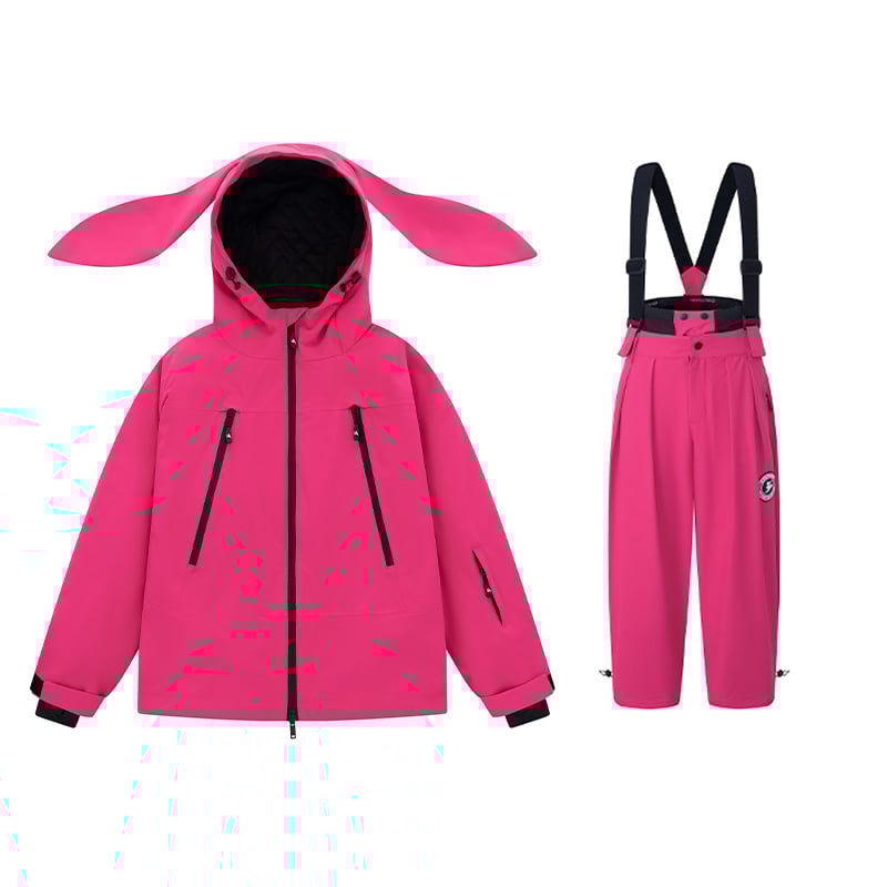 Bērnu slēpošanas komplekts ar kapuci – ūdensnecaurlaidīgs 3000mm, elpojošs, silta pildījuma no zīda šķiedras, universāls