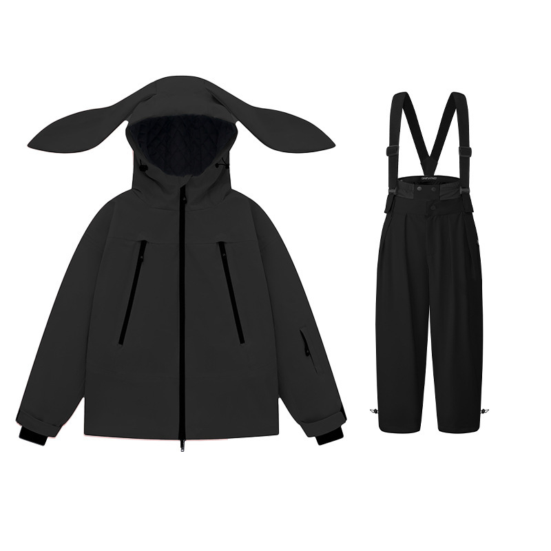 Bērnu slēpošanas komplekts ar kapuci – ūdensnecaurlaidīgs 3000mm, elpojošs, silta pildījuma no zīda šķiedras, universāls