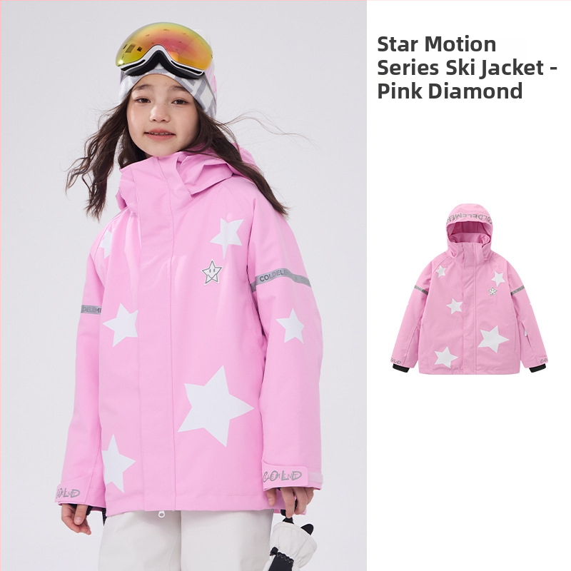 Unisex bērnu slēpošanas komplekts: elpojošs, ūdensnecaurlaidīgs 20000 mm, audums poliester, oderējums poliester, pildījums silk cotton, stila numurs LYSF8020