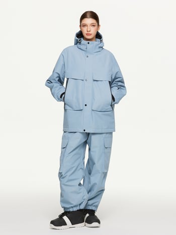 ARCTIC QUEEN slēpošanas komplekts ziemai, ūdensnecaurlaidīgs, vēja izturīgs, silts, nodilzei izturīgs, kokvilnas pildījums, modelis 678, unisex