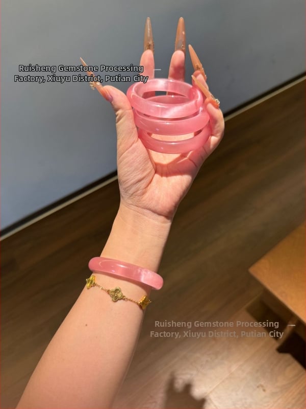 Stiklo apyrankė, Zhuozhi bracelet prekės ženklas, poliruotas paviršius, kinų stilius, literatūrinis retro