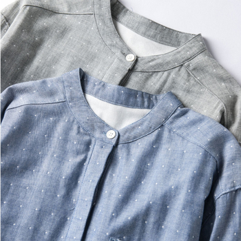 Duga noćna haljina u indijskom stilu, 100% pamuk, dugi rukavi, bez ovratnika (Materijal: 100% pamuk; Stil: indijski; Rukavi: dugi; Ovratnik: bez; Gustoća tkanine: 141–160 g/m2)