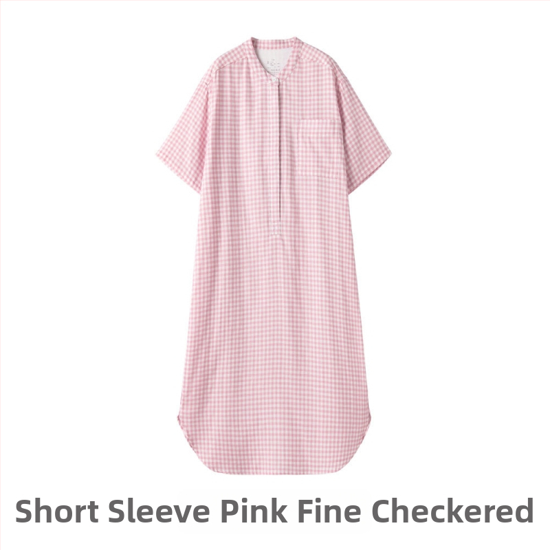 Duga noćna haljina u indijskom stilu, 100% pamuk, dugi rukavi, bez ovratnika (Materijal: 100% pamuk; Stil: indijski; Rukavi: dugi; Ovratnik: bez; Gustoća tkanine: 141–160 g/m2)