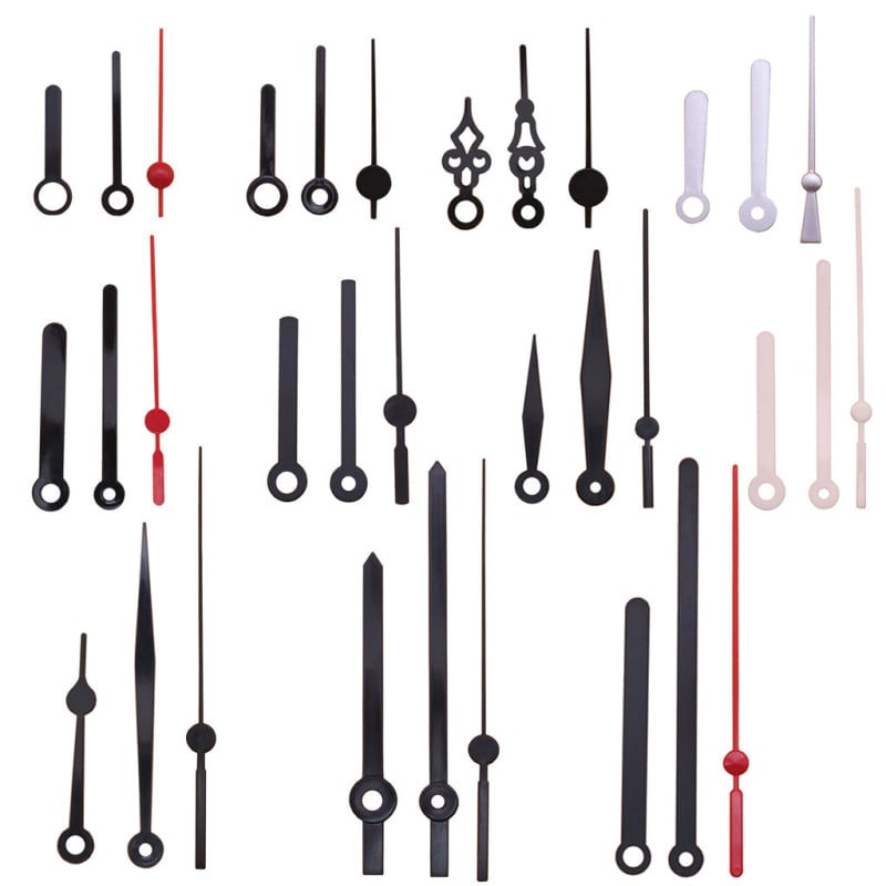 ABS plastmasas pulksteņa adatas DIY sienas pulkstenim — kvarca kustība, 1000 gab., izcelsme Guangdong