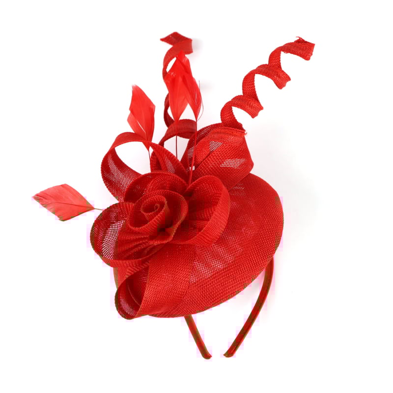 Rokām darināts spirālveida matu aksesuārs no mākslīgās konopes, ar vienas zobu spraudni, līgavām un ballēm