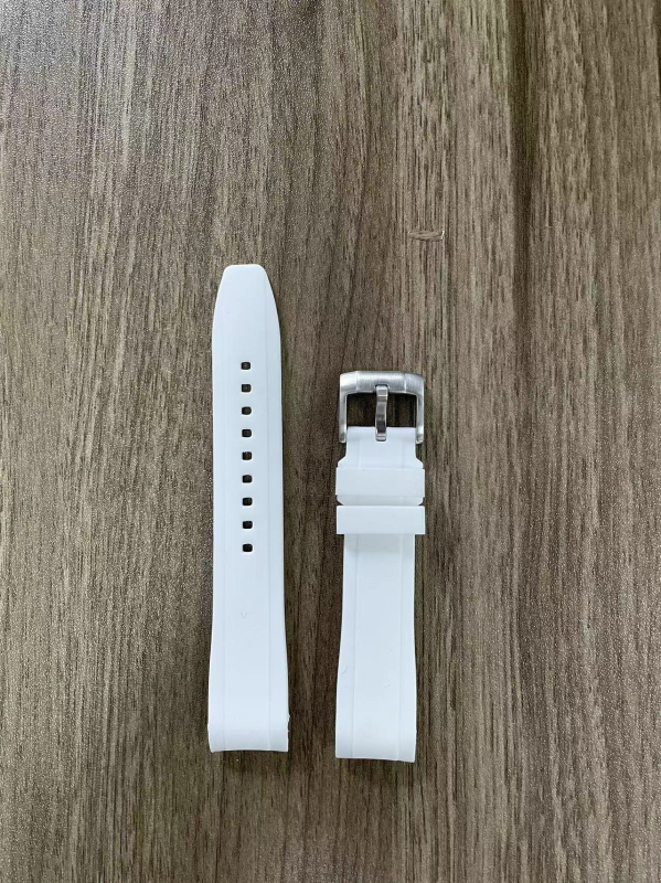 Brățară de ceas din silicon Huahang — compatibilă cu seria Omega x Swatch, design planetă-lună în arc