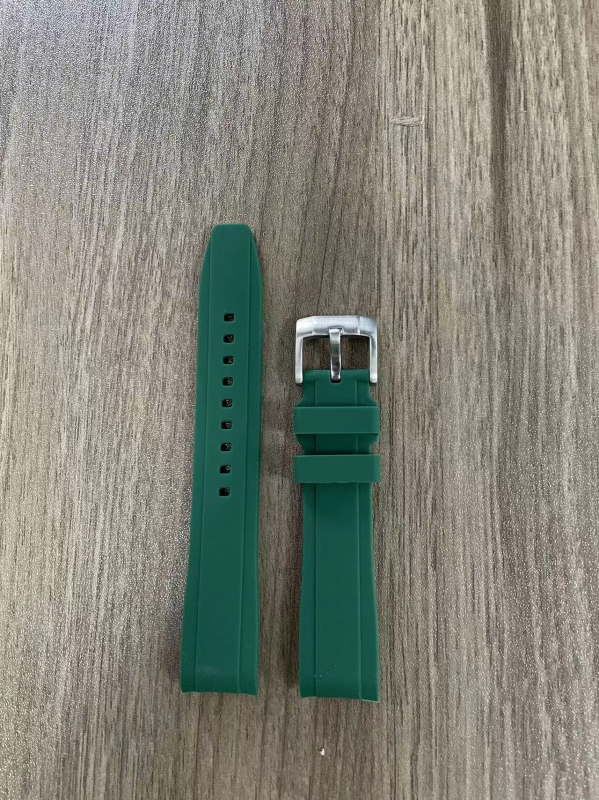 Brățară de ceas din silicon Huahang — compatibilă cu seria Omega x Swatch, design planetă-lună în arc