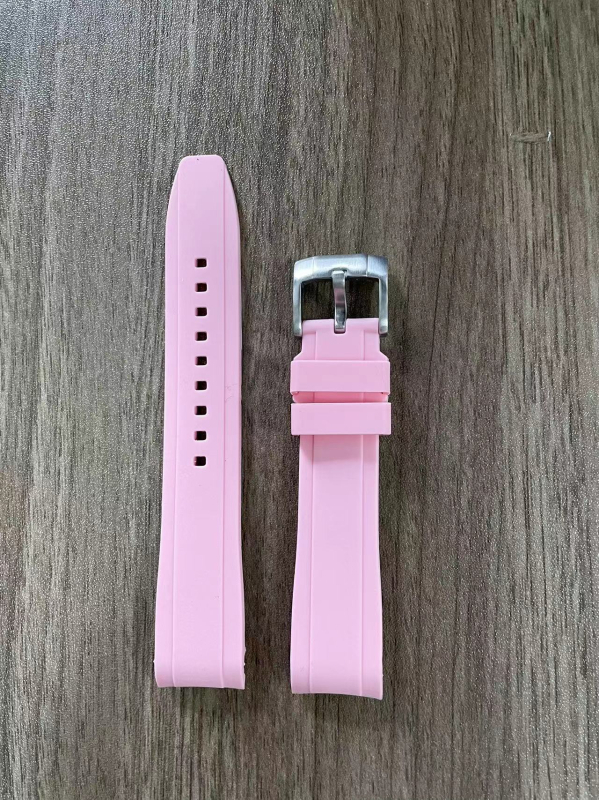 Brățară de ceas din silicon Huahang — compatibilă cu seria Omega x Swatch, design planetă-lună în arc