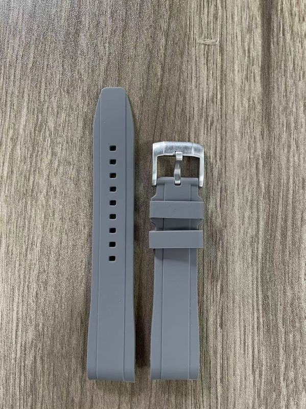 Brățară de ceas din silicon Huahang — compatibilă cu seria Omega x Swatch, design planetă-lună în arc