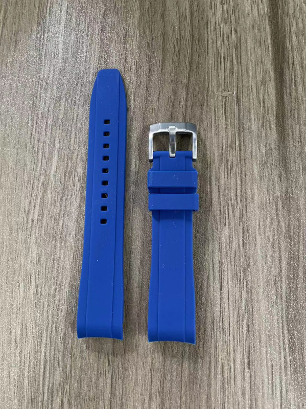 Brățară de ceas din silicon Huahang — compatibilă cu seria Omega x Swatch, design planetă-lună în arc