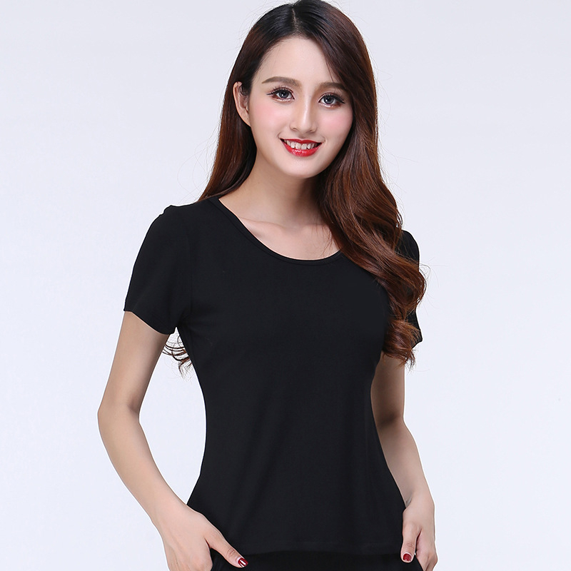 Costum modern de dans: top cu decolteu în V, mânecă scurtă, din amestec bumbac, căptușeală modal 90%, potrivit pentru dansuri latino și standard național