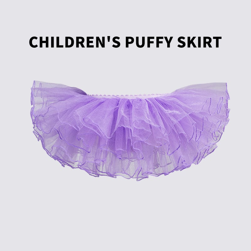 Παιδική φούστα τούλι με πλέγμα, στυλ πριγκίπισσα, 95% πολυεστέρας, για παιδιά άνω των 8 ετών