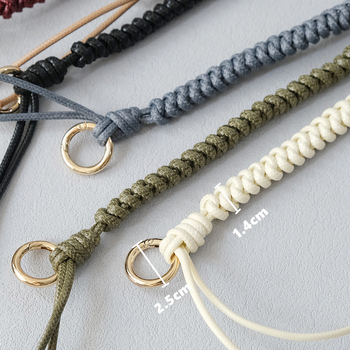 DIRMMIS Șnur de geantă din sfoară cerată – curea de umăr, poliester, model peisaj, ultra-ușor