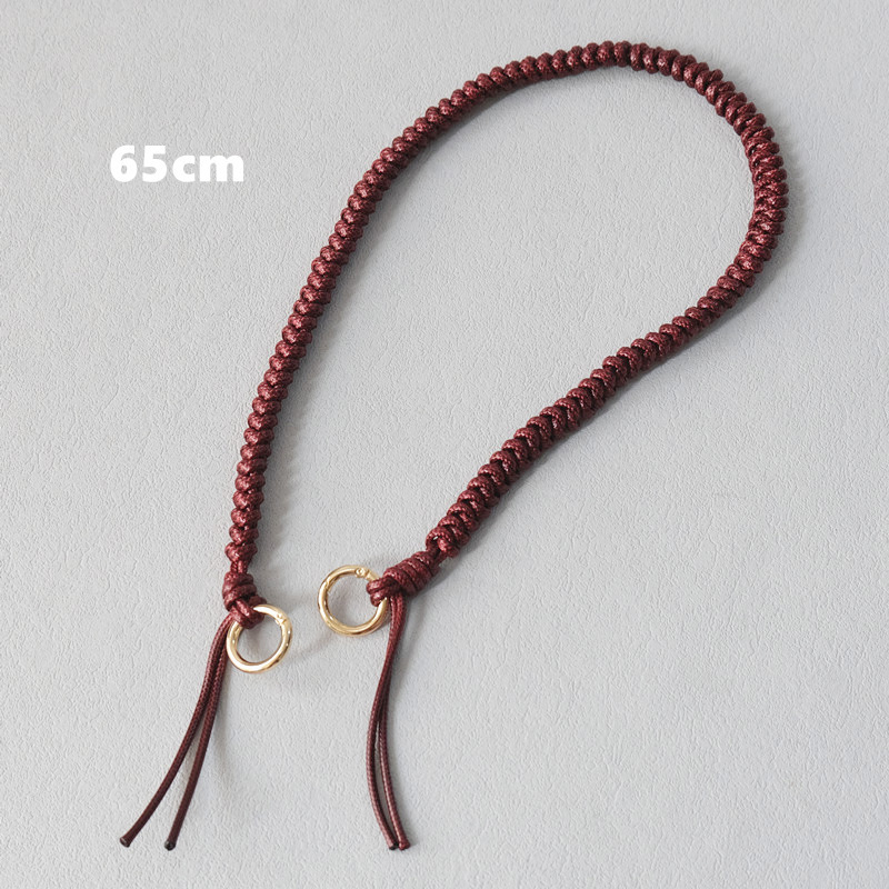 DIRMMIS Șnur de geantă din sfoară cerată – curea de umăr, poliester, model peisaj, ultra-ușor