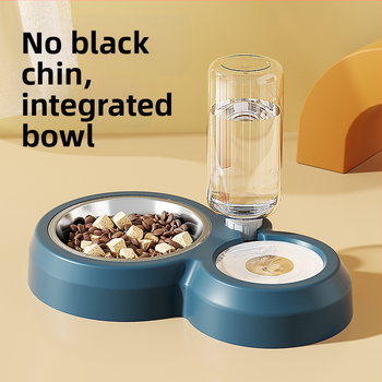 Котешка купа за храна и вода – пластмасова, марка Yanju, мултифункционален дизайн
