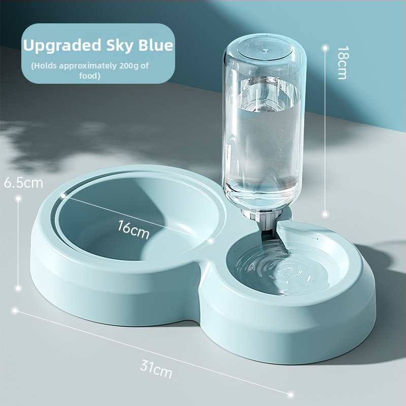 Котешка купа за храна и вода – пластмасова, марка Yanju, мултифункционален дизайн