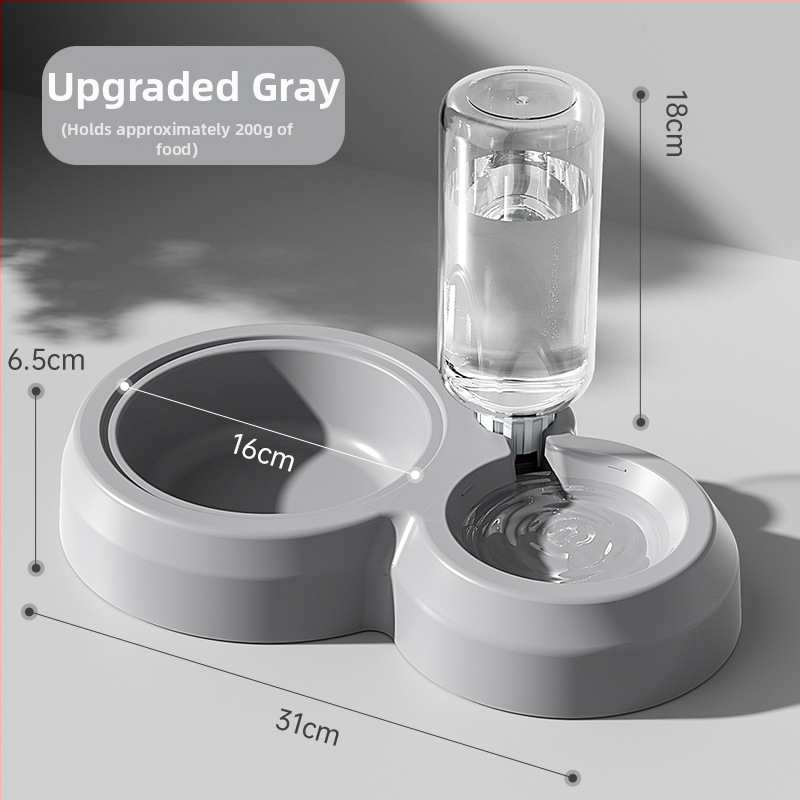 Котешка купа за храна и вода – пластмасова, марка Yanju, мултифункционален дизайн