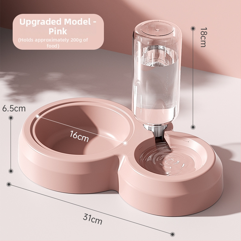 Котешка купа за храна и вода – пластмасова, марка Yanju, мултифункционален дизайн