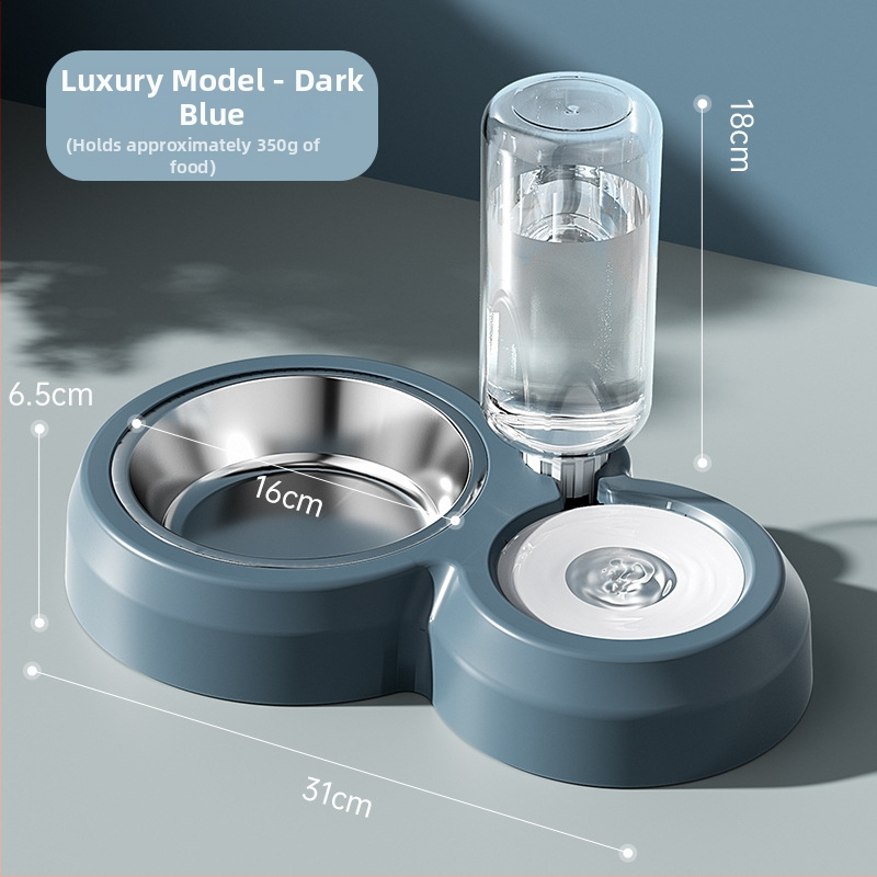 Котешка купа за храна и вода – пластмасова, марка Yanju, мултифункционален дизайн