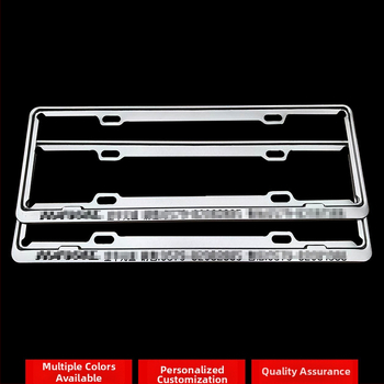 Automašīnas reģistrācijas numura rāmis no alumīnija sakausējuma ar individuālu logotipu (Modelis: 4S pielāgota rāmis; Materiāls: alumīnija sakausējums, magnezija sakausējums, nerūsējošs tērauds; Piemērojamie modeļi: mazs auto; Piederumu numurs: 001; Zīmols