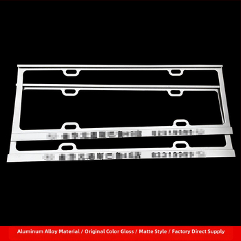 Automašīnas reģistrācijas numura rāmis no alumīnija sakausējuma ar individuālu logotipu (Modelis: 4S pielāgota rāmis; Materiāls: alumīnija sakausējums, magnezija sakausējums, nerūsējošs tērauds; Piemērojamie modeļi: mazs auto; Piederumu numurs: 001; Zīmols