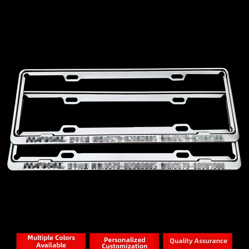 Rám na poznávaciu značku z hliníkovej zliatiny s vlastným logom (Model: 4S rám na poznávaciu značku na mieru; Materiál: hliníková zliatina, magnéziová zliatina, nerezová oceľ; Použiteľné modely: malé auto; Číslo príslušenstva: 001; Značka: Bodi)