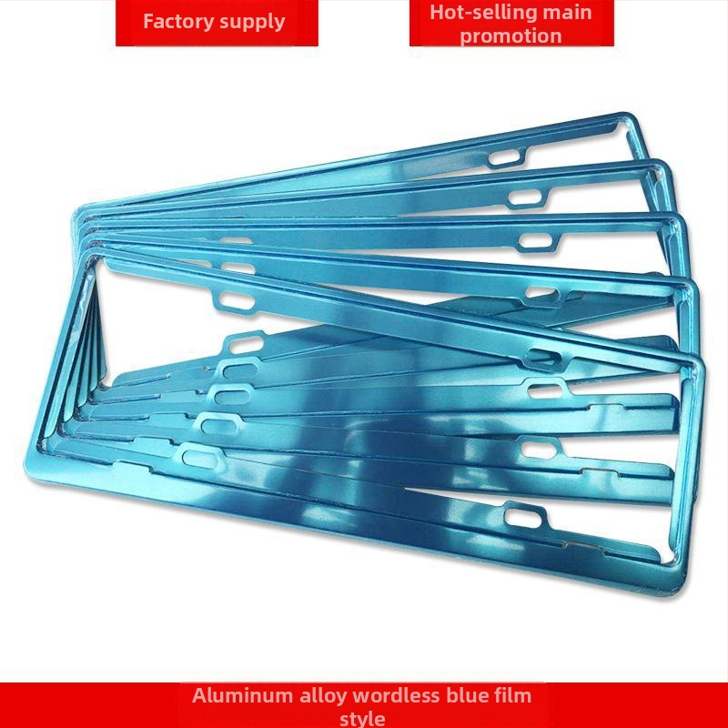 Automašīnas reģistrācijas numura rāmis no alumīnija sakausējuma ar individuālu logotipu (Modelis: 4S pielāgota rāmis; Materiāls: alumīnija sakausējums, magnezija sakausējums, nerūsējošs tērauds; Piemērojamie modeļi: mazs auto; Piederumu numurs: 001; Zīmols