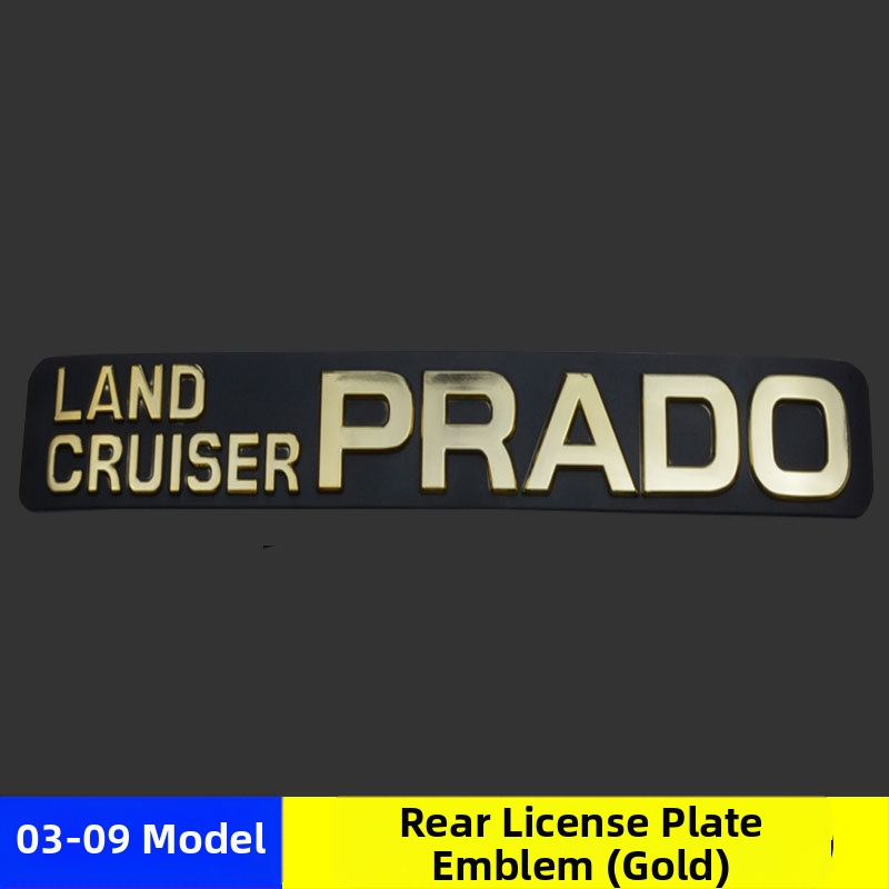 Prado numerio plokštės rėmelis, galinis tvirtinimas, suderinamas su 2700/4000 modeliais, prekės ženklas Cy, produkto kodas Ltao649667363713