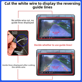 BY-LS604 Galinė vaizdo kamera Volkswagen, Audi, Ford, Mercedes-Benz, BMW ir Land Rover su naktiniu matymu, 1280x720, 12V, NTSC