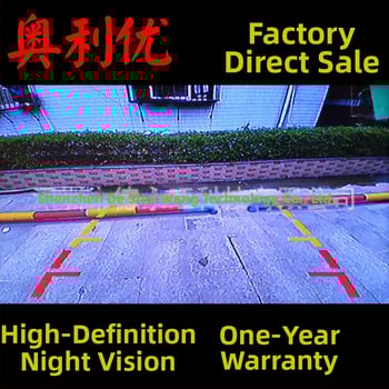 Automobilio galinio vaizdo kamera su fisheye plačiaekraniu, 12V, IP68 atsparumas vandeniui, reguliuojamas kampas