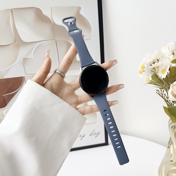 Szilikon óraszíj, kompatibil Samsung, Apple, Garmin és Huawei modelljeivel, egyszerű stílus, csattal