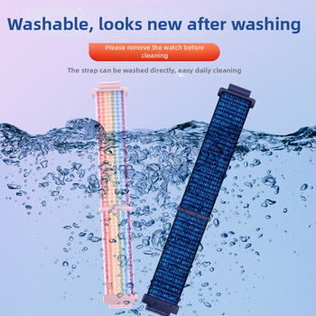 Remienok pre Huawei Kids Watch 4 Pro z nylonovej pleteniny – športový štýl, Velcro zapínanie, vydanie 2023