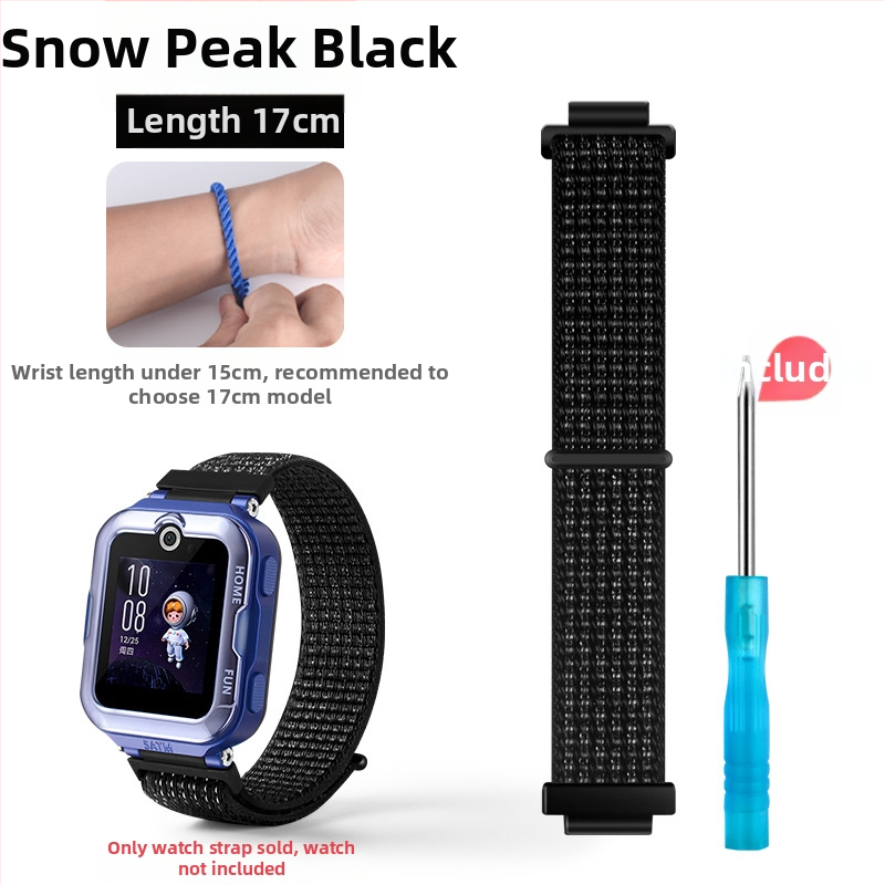 Remienok pre Huawei Kids Watch 4 Pro z nylonovej pleteniny – športový štýl, Velcro zapínanie, vydanie 2023