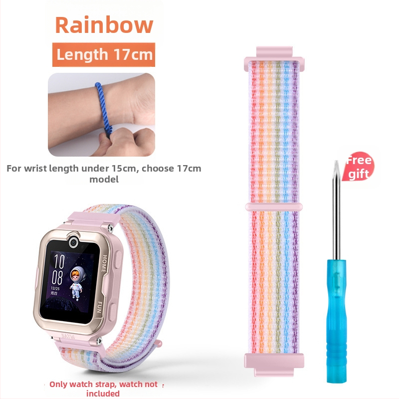 Remienok pre Huawei Kids Watch 4 Pro z nylonovej pleteniny – športový štýl, Velcro zapínanie, vydanie 2023