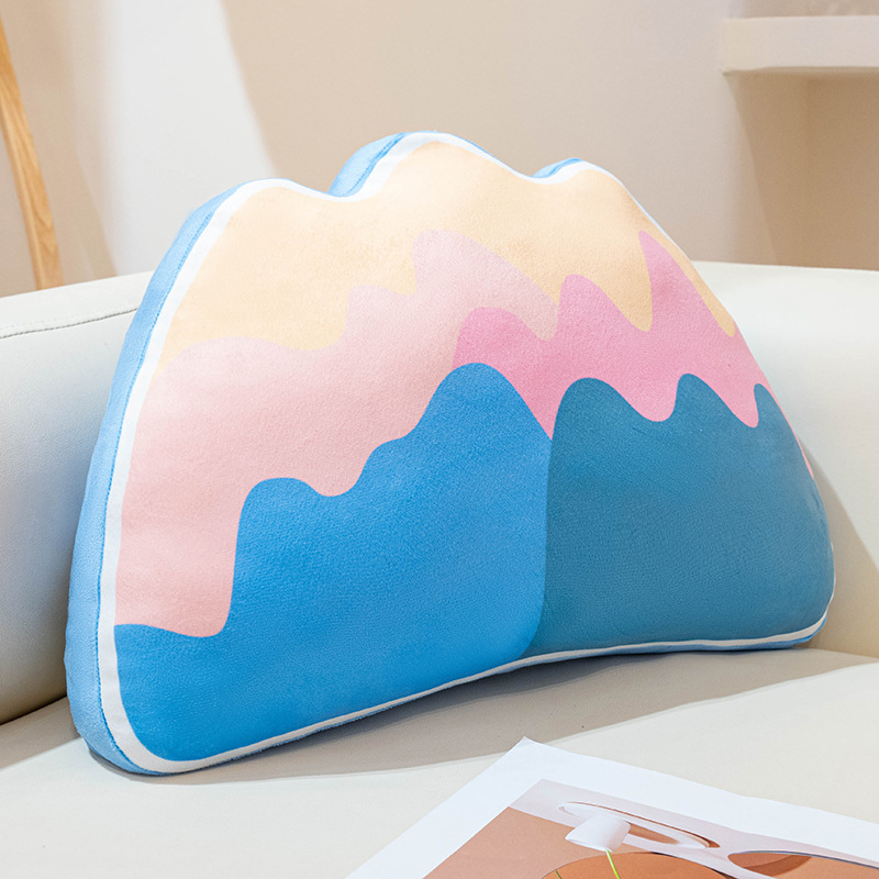 Chopper jastučić za lumbalnu potporu s pliš navlakom, PP pamuk punjenje, uzorak slatkih životinja, crtani stil