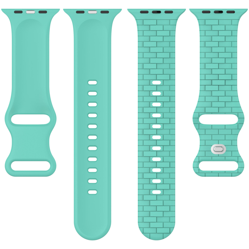 Silikonska narukvica za Apple Watch Ultra s leptir kopčom, 20/22 mm, kompatibilna s modelima 38–49 mm.