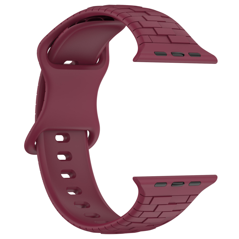 Silikonska narukvica za Apple Watch Ultra s leptir kopčom, 20/22 mm, kompatibilna s modelima 38–49 mm.