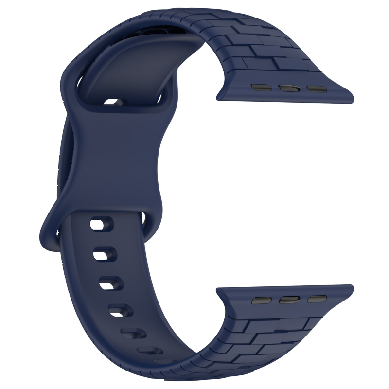 Silikonska narukvica za Apple Watch Ultra s leptir kopčom, 20/22 mm, kompatibilna s modelima 38–49 mm.