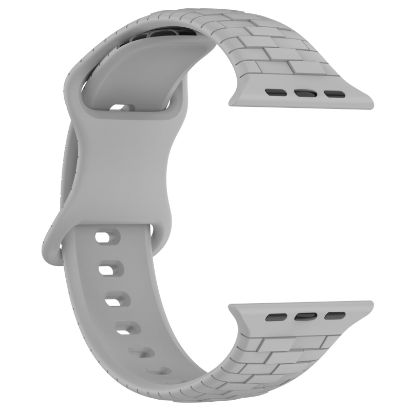 Silikonska narukvica za Apple Watch Ultra s leptir kopčom, 20/22 mm, kompatibilna s modelima 38–49 mm.