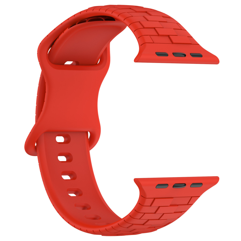 Silikonska narukvica za Apple Watch Ultra s leptir kopčom, 20/22 mm, kompatibilna s modelima 38–49 mm.