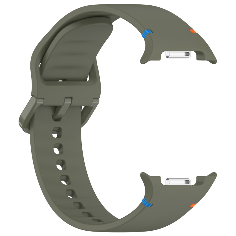 Qingtangfa silikon narukvica za Samsung Galaxy Watch 8 Classic, ravni šavovi, 20/22 mm