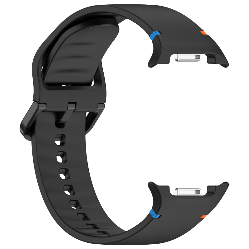 Qingtangfa silikon narukvica za Samsung Galaxy Watch 8 Classic, ravni šavovi, 20/22 mm