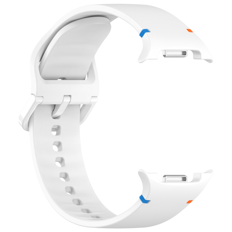 Qingtangfa silikon narukvica za Samsung Galaxy Watch 8 Classic, ravni šavovi, 20/22 mm