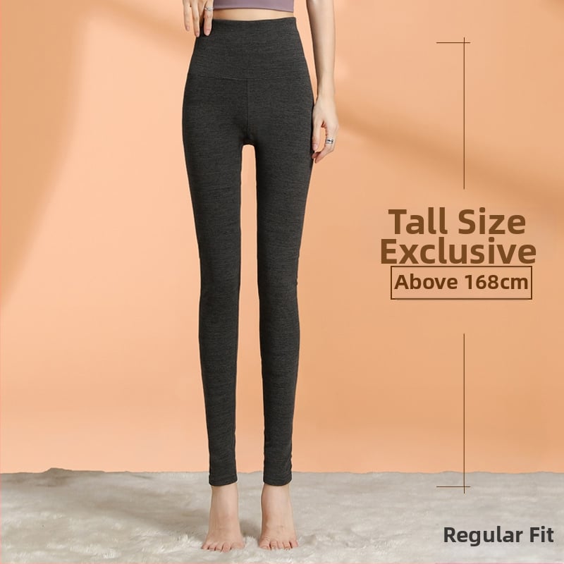 Sieviešu termālās legingas ar augstu vidukli, garas, kationiskais poliesters, ļoti biezi, vienkrāsainas