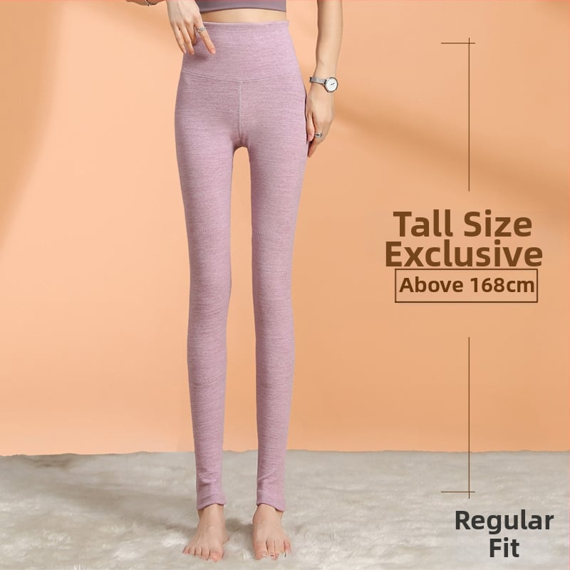 Sieviešu termālās legingas ar augstu vidukli, garas, kationiskais poliesters, ļoti biezi, vienkrāsainas