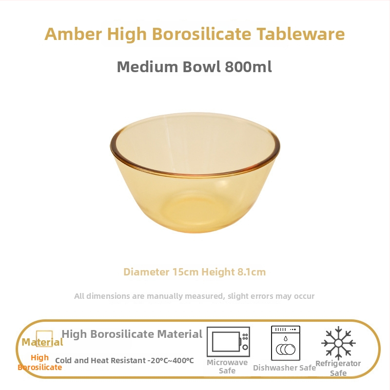 Glāzīšu galda servēšanas komplekts ar dubur ausīm bļodām, augsta borosilikāta stikls, viegls grezns stils, pielāgošana pieejama, piemērots bērniem, studentiem, grūtniecēm, pieaugušajiem un senioriem