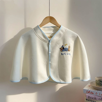 Motinystės apsiaudas žindymui, capės stiliaus, oro pluošto medžiaga, ilgos rankovės, 100% poliesteris, vidutinio svorio 161–180 g/m²