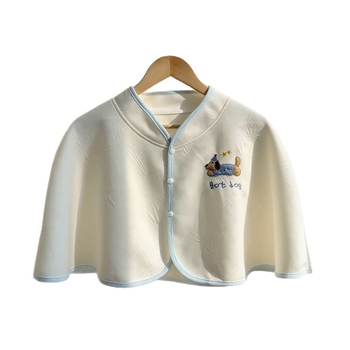 Motinystės apsiaudas žindymui, capės stiliaus, oro pluošto medžiaga, ilgos rankovės, 100% poliesteris, vidutinio svorio 161–180 g/m²