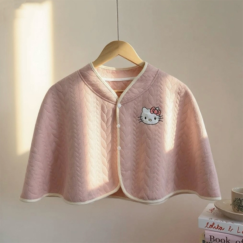 Motinystės apsiaudas žindymui, capės stiliaus, oro pluošto medžiaga, ilgos rankovės, 100% poliesteris, vidutinio svorio 161–180 g/m²